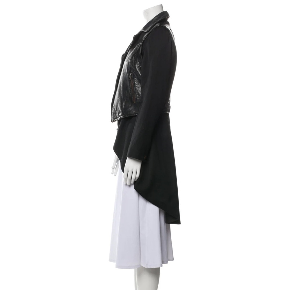 Rag & Bone Lambskin Leather Vest/Coattail Jacket